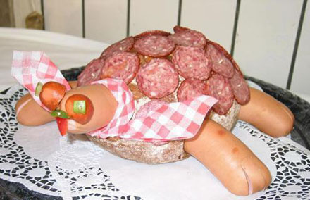 Fleisch-Basteleien