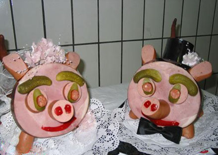 Fleisch-Basteleien