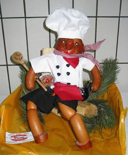 Fleisch-Basteleien