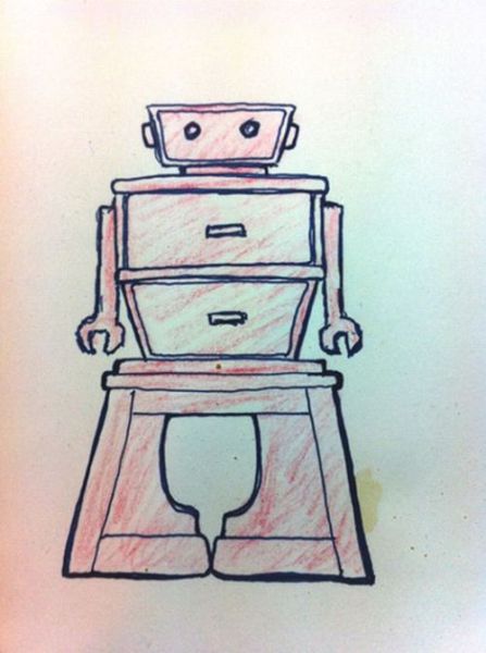 Schrank-Roboter selbstgebaut