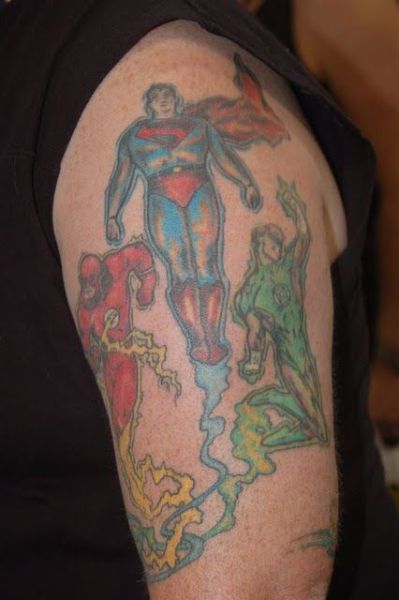 Tattoos mit Superhelden
