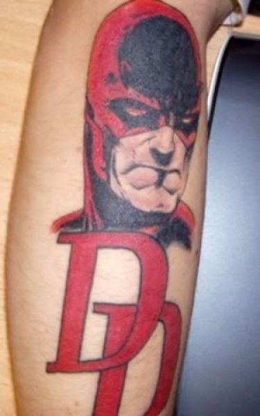 Tattoos mit Superhelden