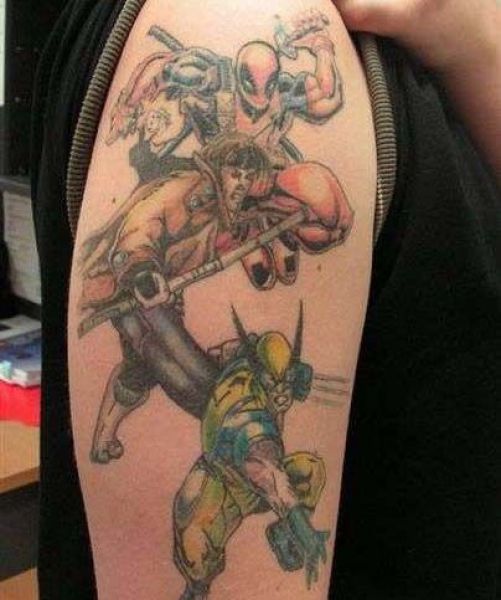 Tattoos mit Superhelden