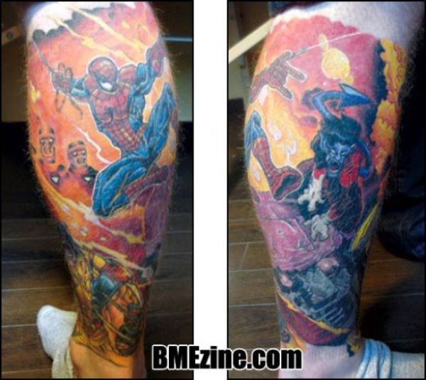 Tattoos mit Superhelden