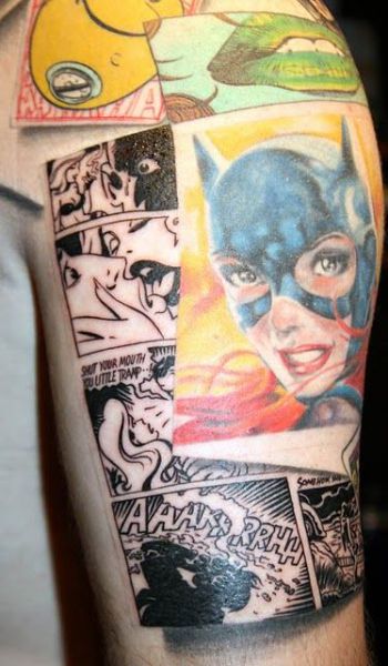 Tattoos mit Superhelden