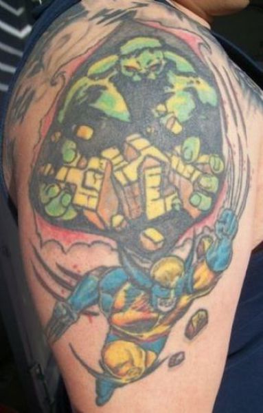 Tattoos mit Superhelden