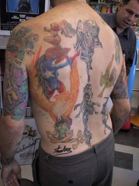 Tattoos mit Superhelden