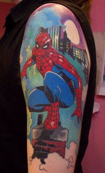 Tattoos mit Superhelden