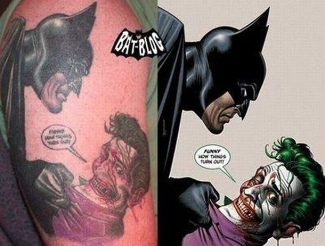 Tattoos mit Superhelden