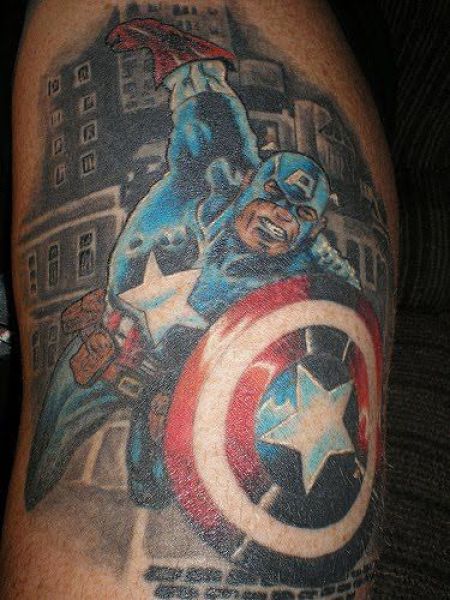 Tattoos mit Superhelden