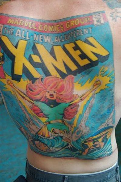 Tattoos mit Superhelden
