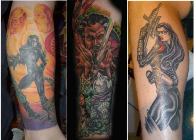Tattoos mit Superhelden