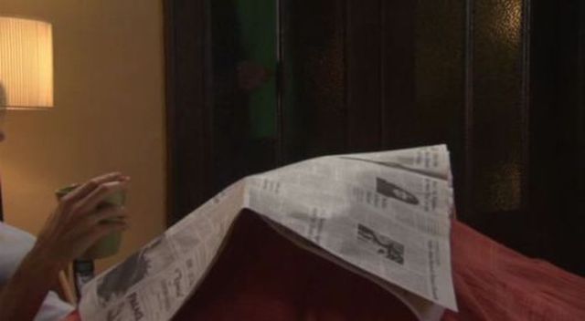 Zeitung lesen in Serien und Filmen