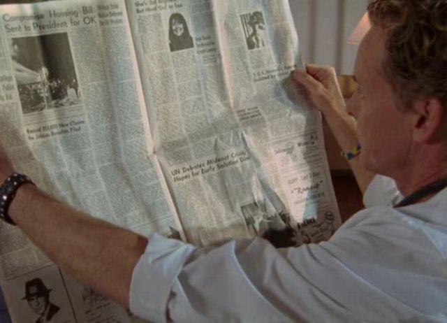 Zeitung lesen in Serien und Filmen