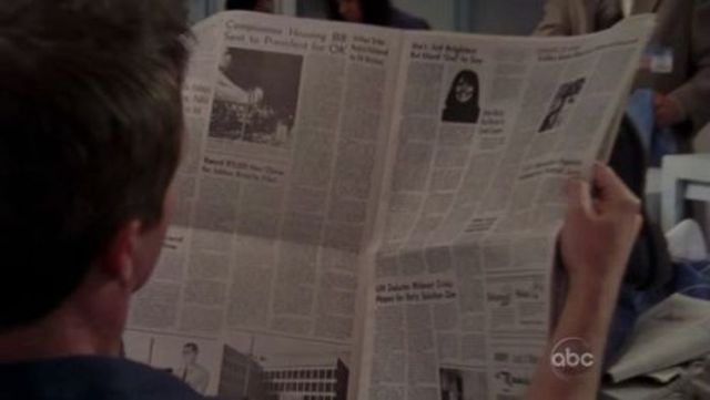Zeitung lesen in Serien und Filmen