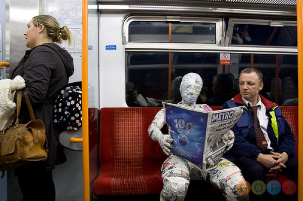 Lustige und verrückte Leute in der U-Bahn 3