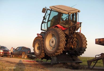 Komischer Traktor