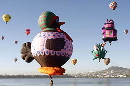 Verrückte Heissluftballons