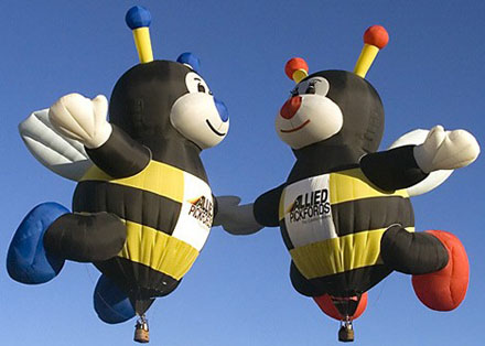 Verrückte Heissluftballons