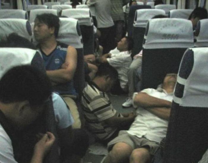 Eine Zugfahrt in China