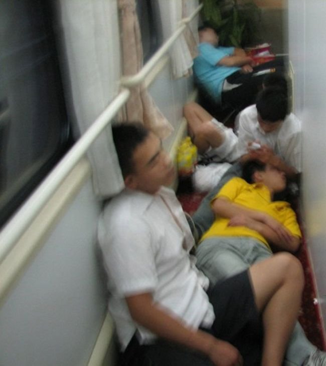 Eine Zugfahrt in China