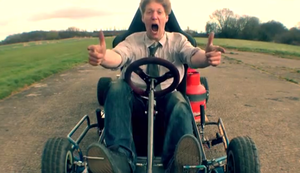 Go-Kart mit Düsenantrieb