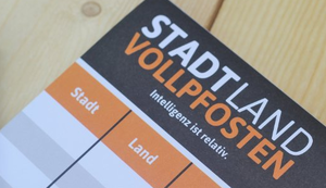 Stadt, Land, Vollpfosten