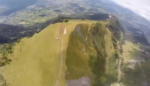 Im Wingsuit über die Alpen