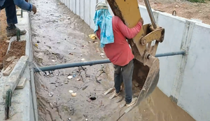 Rettungsaktion mit dem Bagger