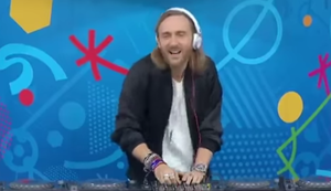 David Guetta bei der EM 2016 Eröffnungsshow