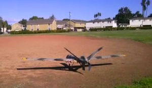 Drohne mit Zusatzantrieb