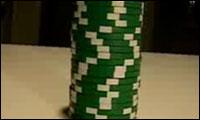 Poker Chips Stapeln