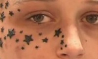 56 Sterne im Gesicht