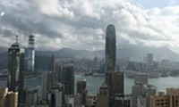 Tropensturm Nangka über Hong Kong