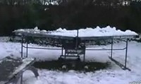 Wenn die Tischtennisplatte zuschnappt