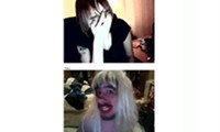 Lady Gaga bei Chatroulette