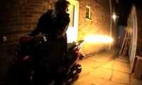 Flammenwerfer-Roller