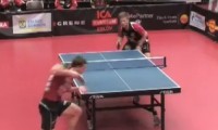 Geniale Aktion beim Tischtennis