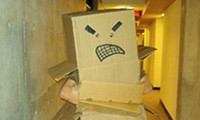 Menschliche Papp-Roboter