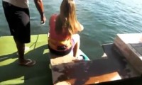 Das erste Mal auf einem Wakeboard