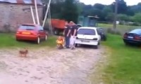 Das Kind auf dem Minibike