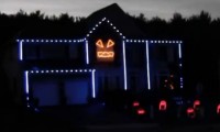 Halloween Light Show 2012