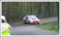 rally car crash