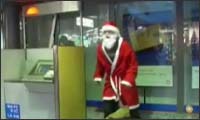 parkour santa