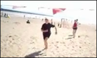 beach backflip