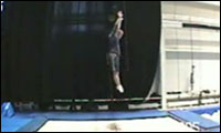 trampolin springen