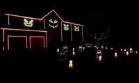 Halloween Light Show 2013