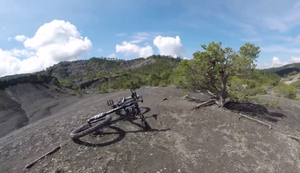 Gemütliche Radtour am Abhang Gemütliche Radtour am Abhang