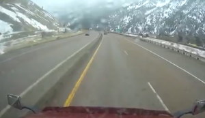 Der Versuch einen LKW auszubremsen