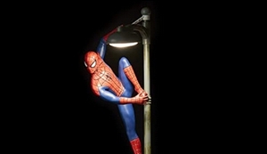 Spiderman Lampe